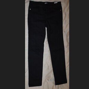 DKNY black  jeans Ripped Knee Girls size 10 